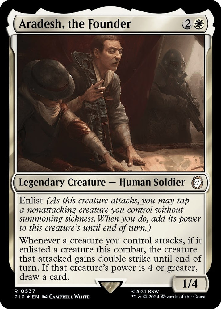 Image for Aradesh, the Founder (Surge Foil) (537) [Universes Beyond: Fallout]