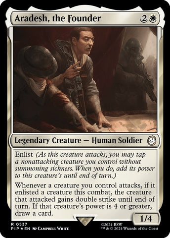 Image for Aradesh, the Founder (Surge Foil) (537) [Universes Beyond: Fallout]