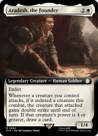 Image for Aradesh, the Founder (Extended Art) (362) [Universes Beyond: Fallout]