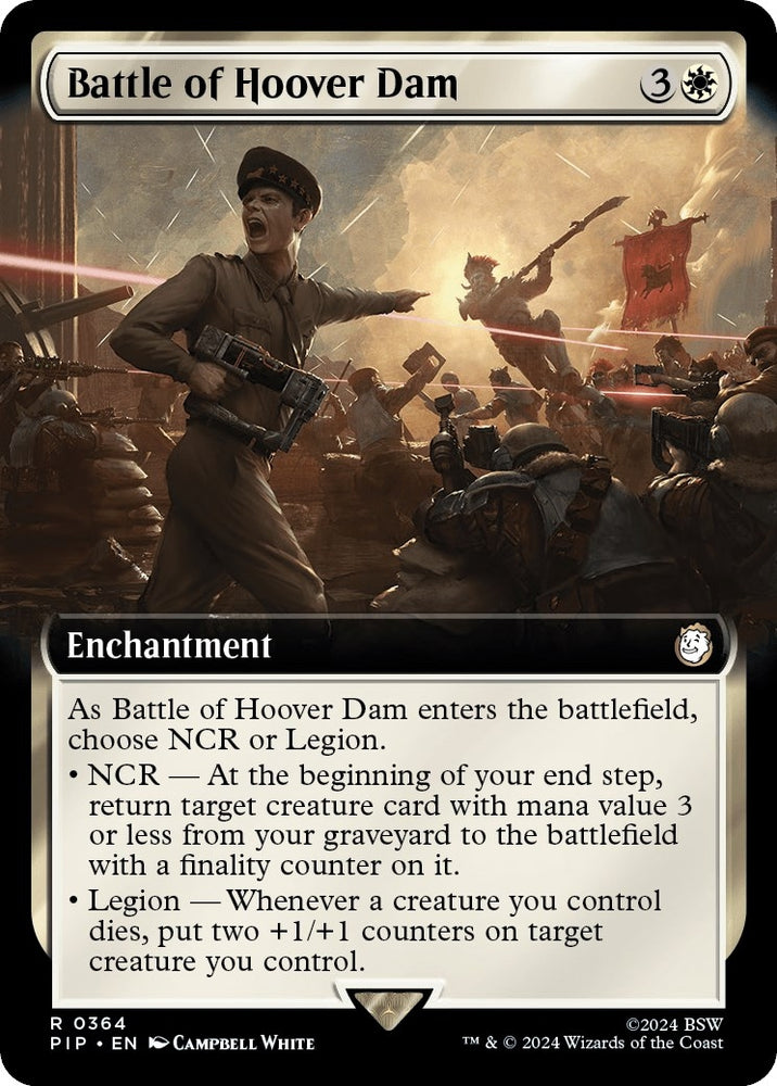 Image for Battle of Hoover Dam (Extended Art) (364) [Universes Beyond: Fallout]