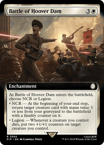 Image for Battle of Hoover Dam (Extended Art) (364) [Universes Beyond: Fallout]