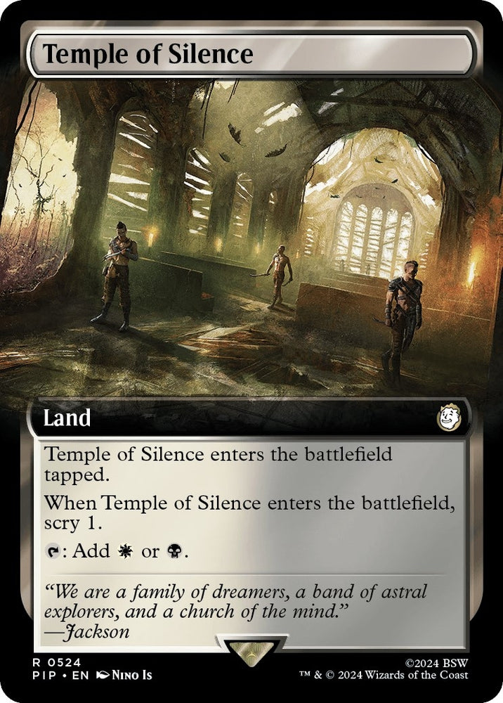 Image for Temple of Silence (Extended Art) (524) [Universes Beyond: Fallout]