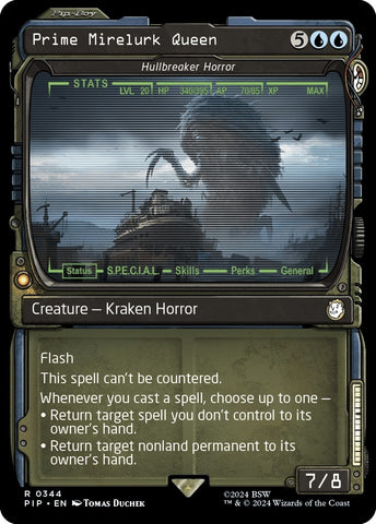 Image for Prime Mirelurk Queen - Hullbreaker Horror (Showcase) (344) [Universes Beyond: Fallout]