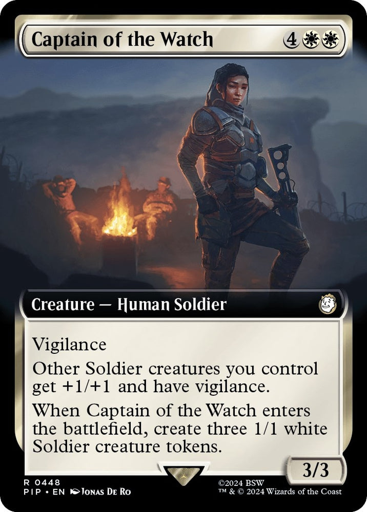 Image for Captain of the Watch (Extended Art) (448) [Universes Beyond: Fallout]