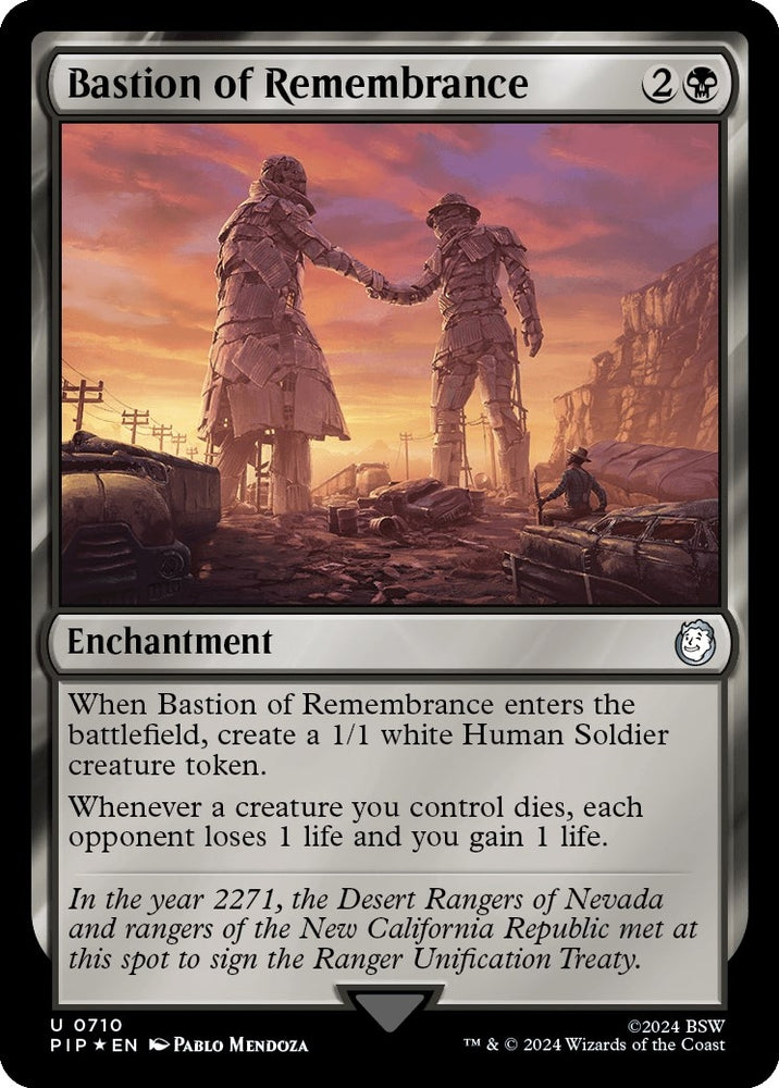 Image for Bastion of Remembrance (Surge Foil) (710) [Universes Beyond: Fallout]