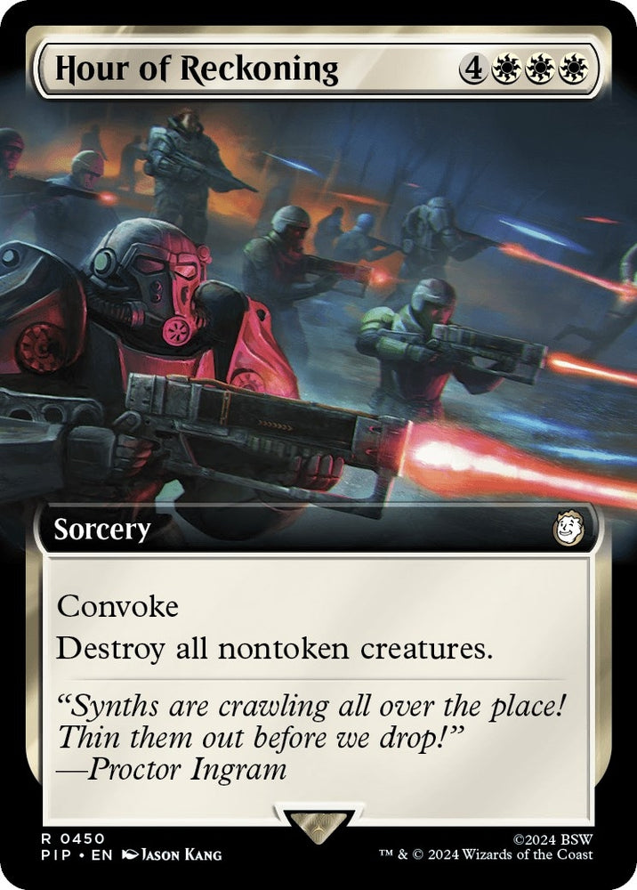 Image for Hour of Reckoning (Extended Art) (450) [Universes Beyond: Fallout]