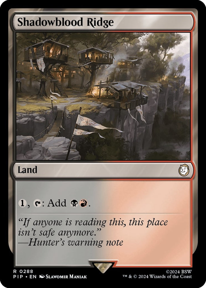 Image for Shadowblood Ridge (288) [Universes Beyond: Fallout]