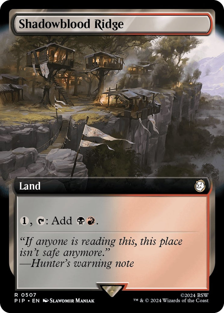 Image for Shadowblood Ridge (Extended Art) (507) [Universes Beyond: Fallout]