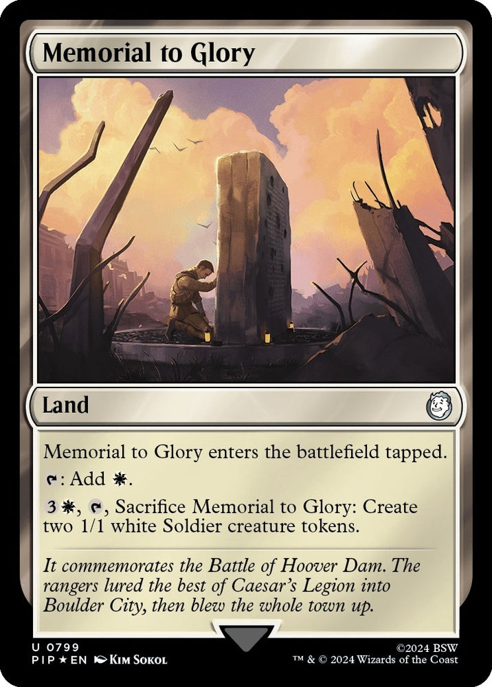 Image for Memorial to Glory (Surge Foil) (799) [Universes Beyond: Fallout]
