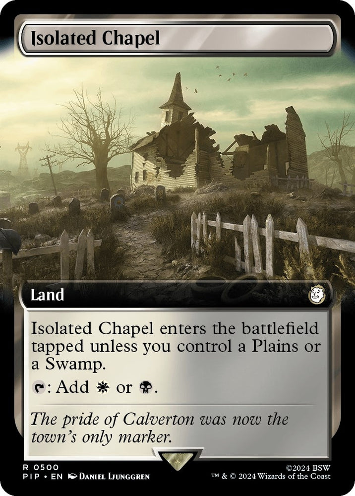 Image for Isolated Chapel (Extended Art) (500) [Universes Beyond: Fallout]