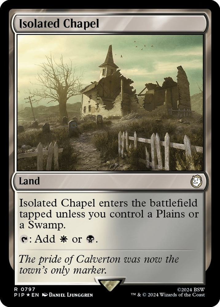 Image for Isolated Chapel (Surge Foil) (797) [Universes Beyond: Fallout]