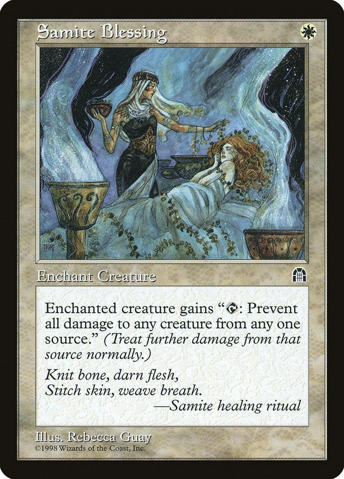Image for Samite Blessing [Stronghold]