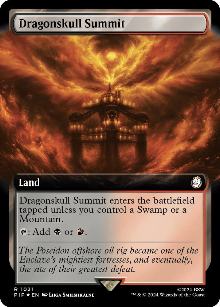 Image for Dragonskull Summit (Extended Art) (Surge Foil) (1021) [Universes Beyond: Fallout]