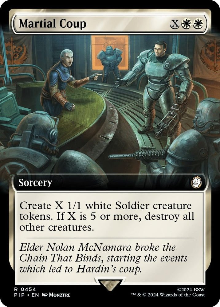 Image for Martial Coup (Extended Art) (454) [Universes Beyond: Fallout]