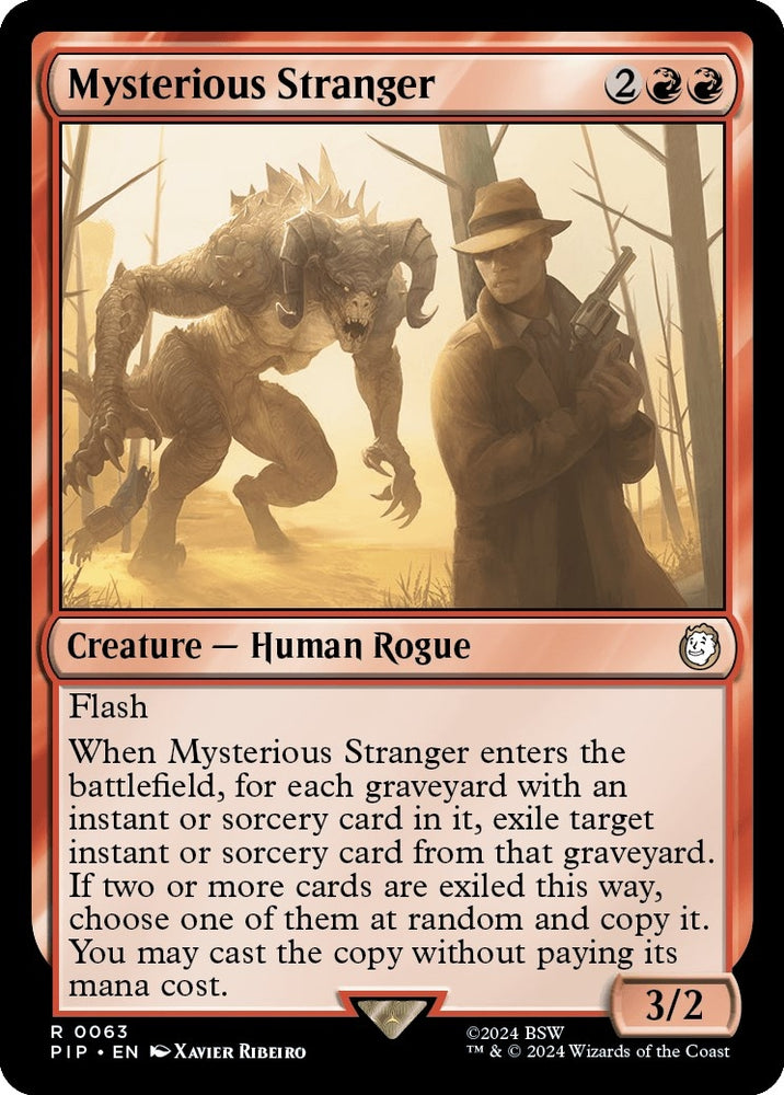 Image for Mysterious Stranger (63) [Universes Beyond: Fallout]