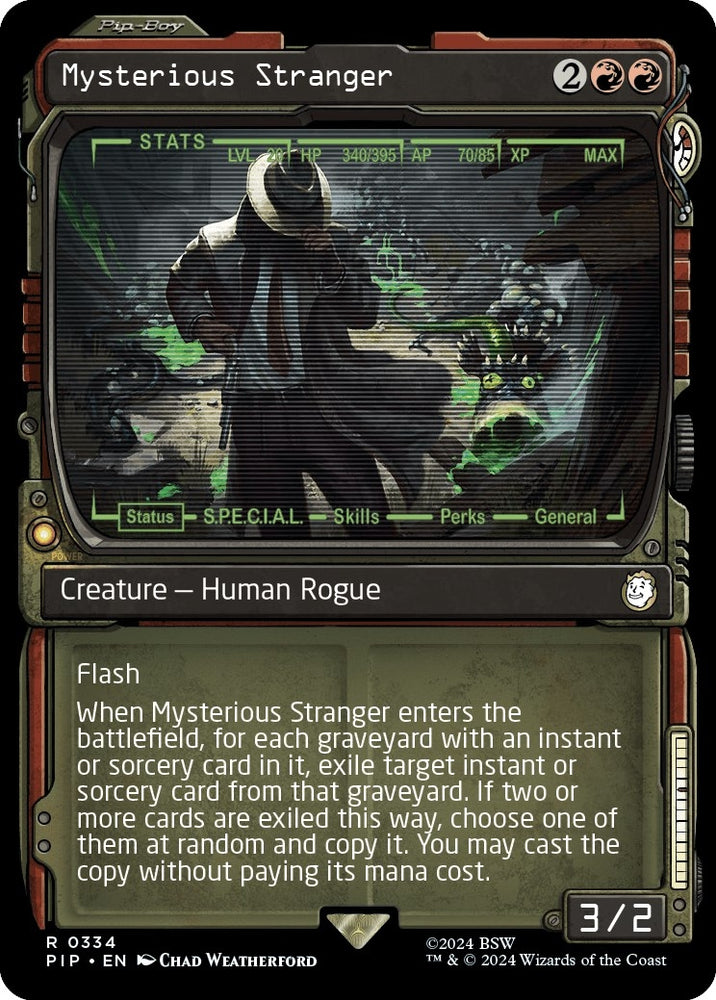 Image for Mysterious Stranger (Showcase) (334) [Universes Beyond: Fallout]