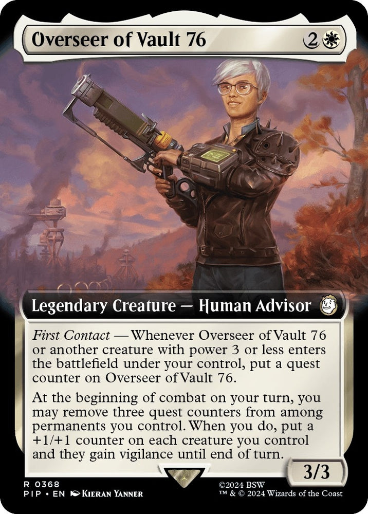 Image for Overseer of Vault 76 (Extended Art) (368) [Universes Beyond: Fallout]