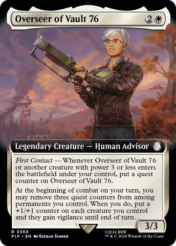 Image for Overseer of Vault 76 (Extended Art) (368) [Universes Beyond: Fallout]