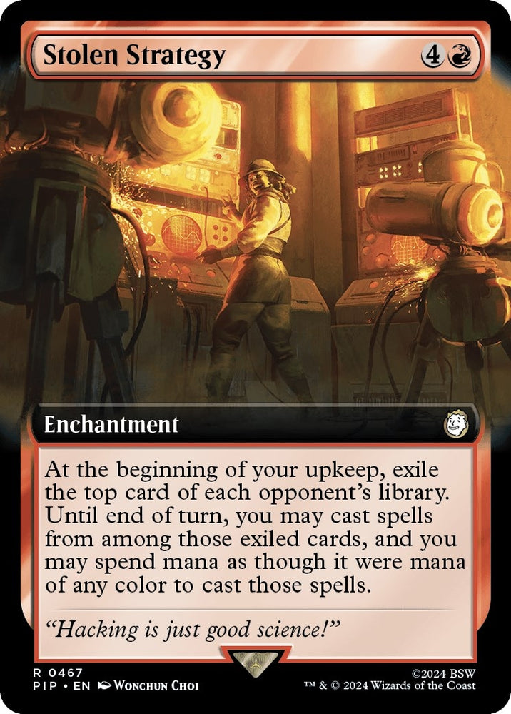 Image for Stolen Strategy (Extended Art) (467) [Universes Beyond: Fallout]
