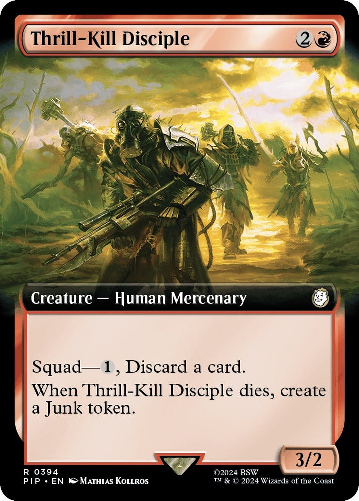 Image for Thrill-Kill Disciple (Extended Art) (394) [Universes Beyond: Fallout]