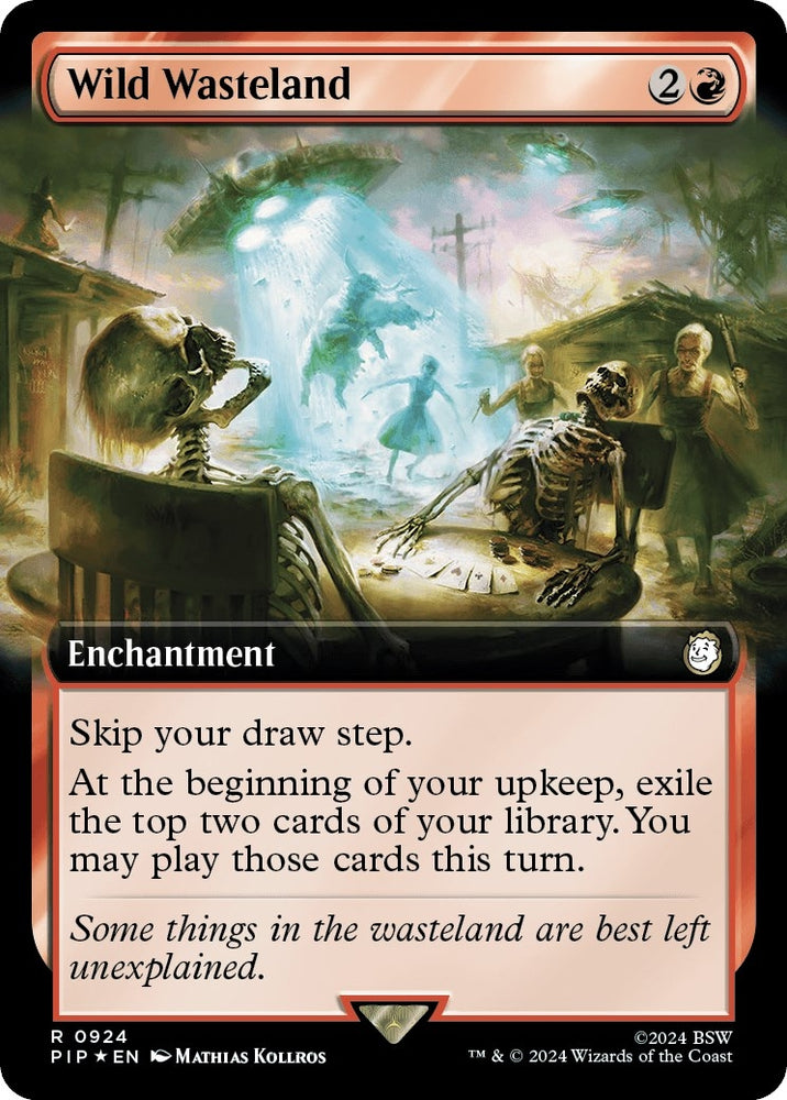 Image for Wild Wasteland (Extended Art) (Surge Foil) (924) [Universes Beyond: Fallout]