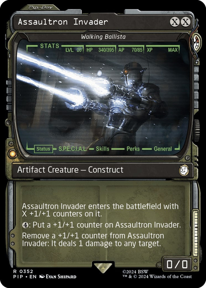 Image for Assaultron Invader - Walking Ballista (Showcase) (352) [Universes Beyond: Fallout]