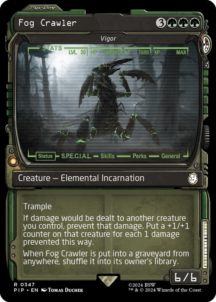 Image for Fog Crawler - Vigor (Showcase) (347) [Universes Beyond: Fallout]