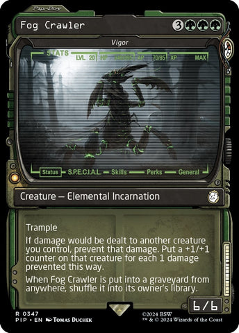 Image for Fog Crawler - Vigor (Showcase) (347) [Universes Beyond: Fallout]