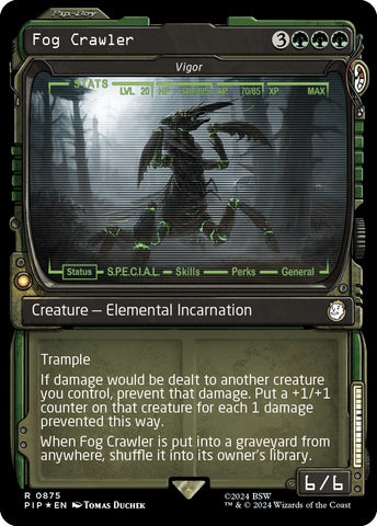 Image for Fog Crawler - Vigor (Showcase) (Surge Foil) (875) [Universes Beyond: Fallout]