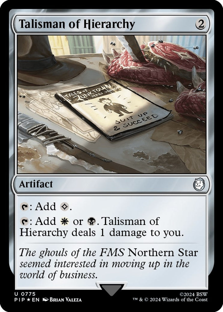 Image for Talisman of Hierarchy (Surge Foil) (775) [Universes Beyond: Fallout]