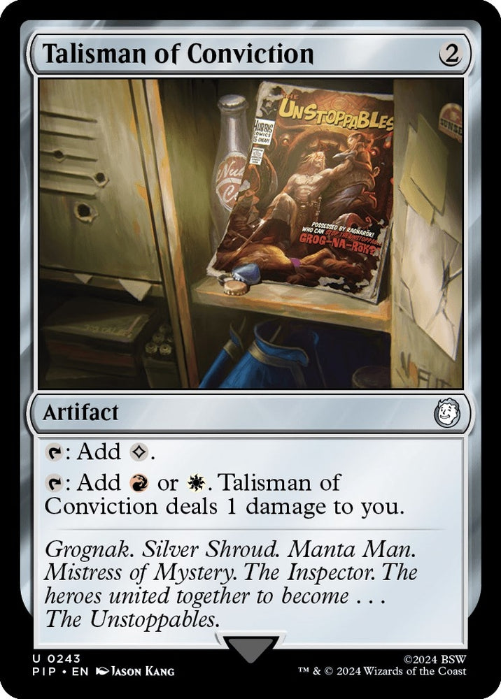 Image for Talisman of Conviction (243) [Universes Beyond: Fallout]
