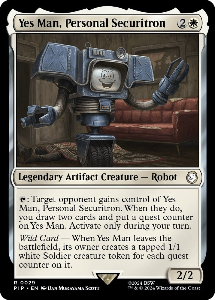 Image for Yes Man, Personal Securitron (29) [Universes Beyond: Fallout]