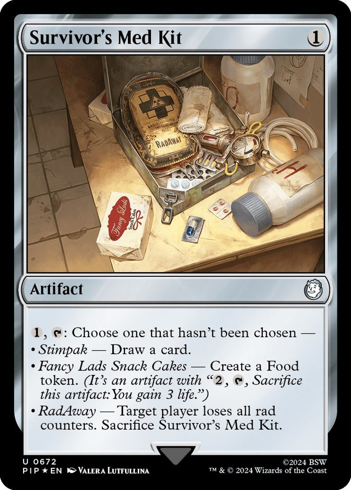 Image for Survivor's Med Kit (Surge Foil) (672) [Universes Beyond: Fallout]
