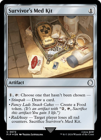 Image for Survivor's Med Kit (Surge Foil) (672) [Universes Beyond: Fallout]