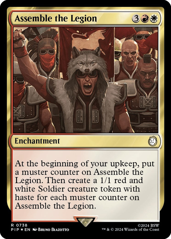 Image for Assemble the Legion (Surge Foil) (738) [Universes Beyond: Fallout]