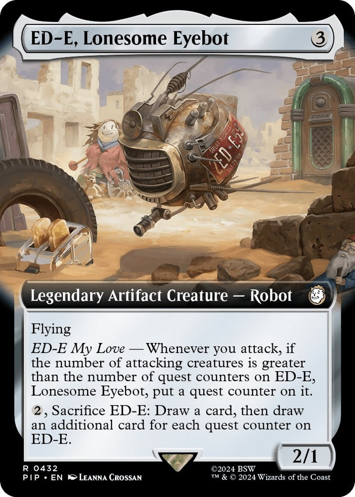 Image for ED-E, Lonesome Eyebot (Extended Art) (432) [Universes Beyond: Fallout]