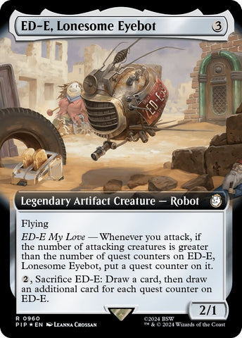 Image for ED-E, Lonesome Eyebot (Extended Art) (Surge Foil) (960) [Universes Beyond: Fallout]