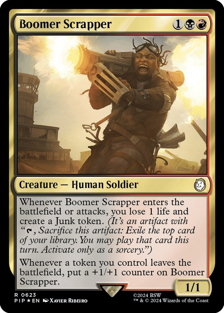 Image for Boomer Scrapper (Surge Foil) (623) [Universes Beyond: Fallout]