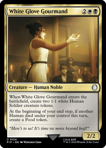 Image for White Glove Gourmand (124) [Universes Beyond: Fallout]