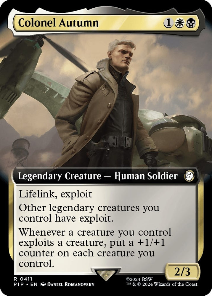 Image for Colonel Autumn (Extended Art) (411) [Universes Beyond: Fallout]