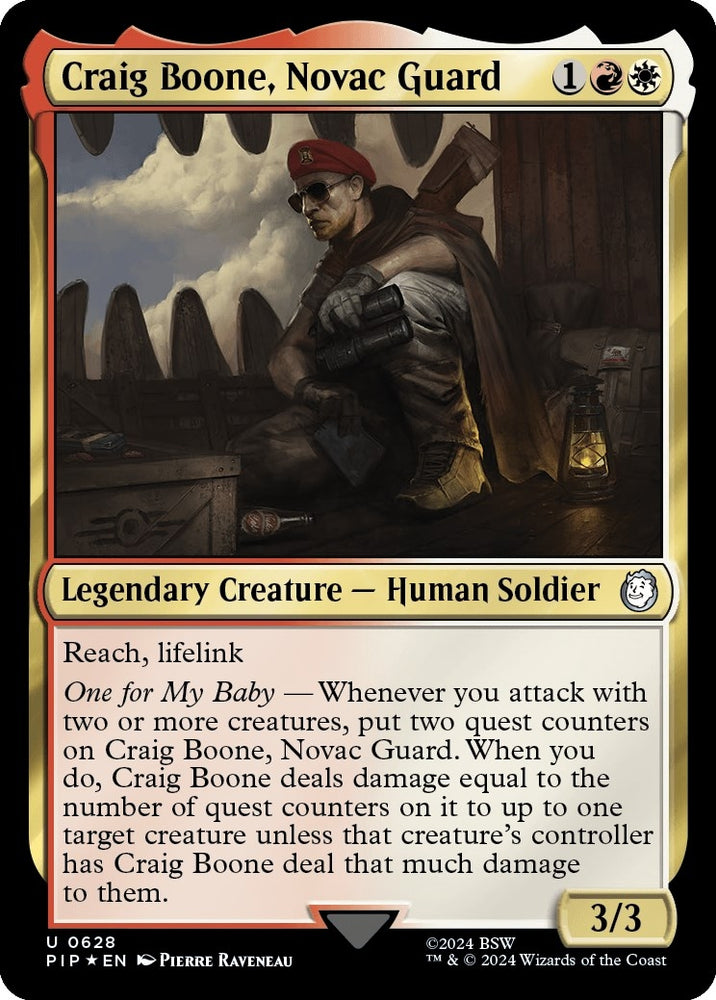 Image for Craig Boone, Novac Guard (Surge Foil) (628) [Universes Beyond: Fallout]