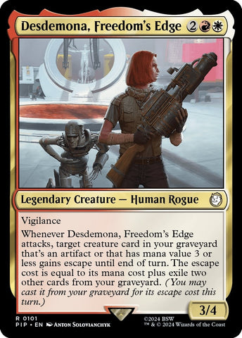 Image for Desdemona, Freedom's Edge (101) [Universes Beyond: Fallout]