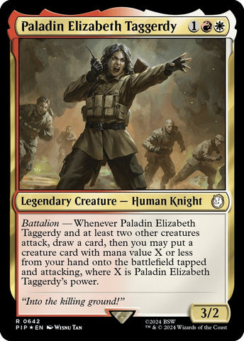 Image for Paladin Elizabeth Taggerdy (Surge Foil) (642) [Universes Beyond: Fallout]