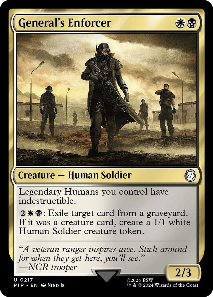 Image for General's Enforcer (217) [Universes Beyond: Fallout]