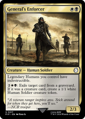Image for General's Enforcer (217) [Universes Beyond: Fallout]
