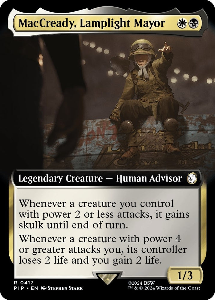Image for MacCready, Lamplight Mayor (Extended Art) (417) [Universes Beyond: Fallout]