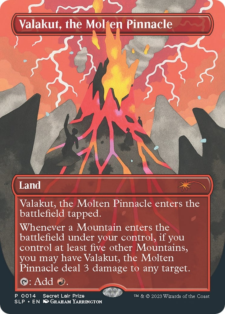 Image for Valakut, the Molten Pinnacle (14) [Secret Lair Showdown]