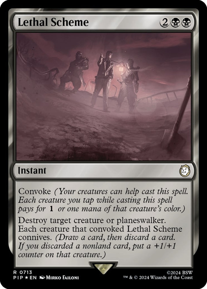 Image for Lethal Scheme (Surge Foil) (713) [Universes Beyond: Fallout]