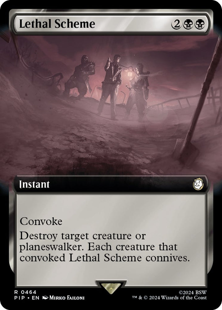 Image for Lethal Scheme (Extended Art) (464) [Universes Beyond: Fallout]