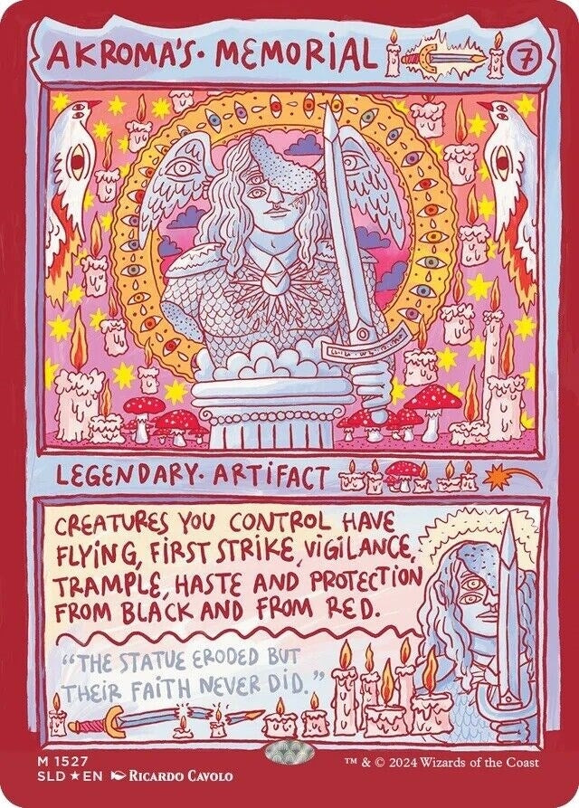 Image for Akroma's Memorial (Rainbow Foil) (1527) [Secret Lair Drop Series]